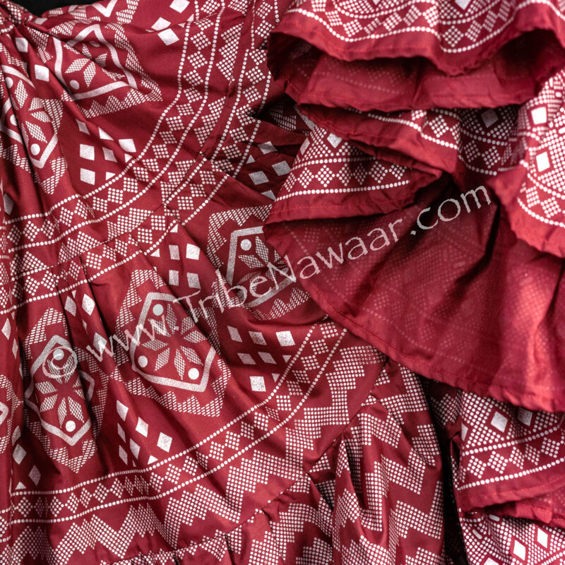 Ruby Red Assuit Skirt