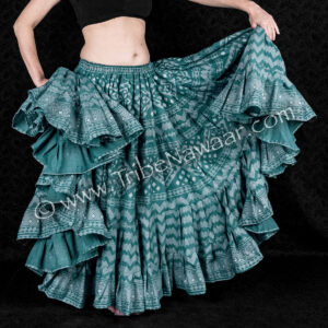 Soft Teal Assuit Skirt