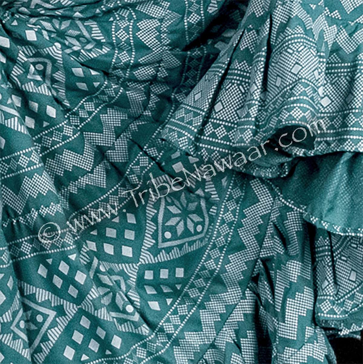 Soft Teal Assuit Skirt