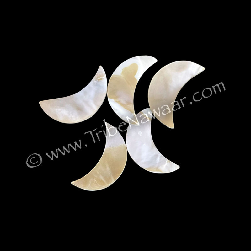 Shell Moon Beads (Consignment kahar3-60)
