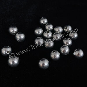 Round Silver Beads (Consignment xiad2-59)