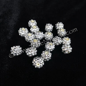 Silver Sparkle Molecule Beads (Consignment xiad2-61)