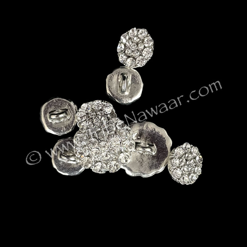 Rhinestone Button Rounds (Consignment xiad2-83)