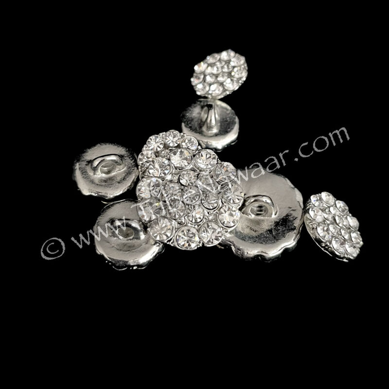 Rhinestone Button Rounds (Consignment xiad2-83)
