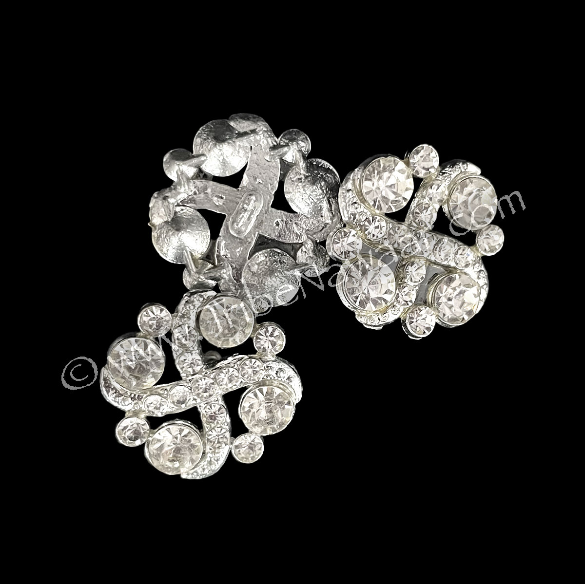 Rhinestone Diamond Focal Buttons (Consignment xiad2-85)