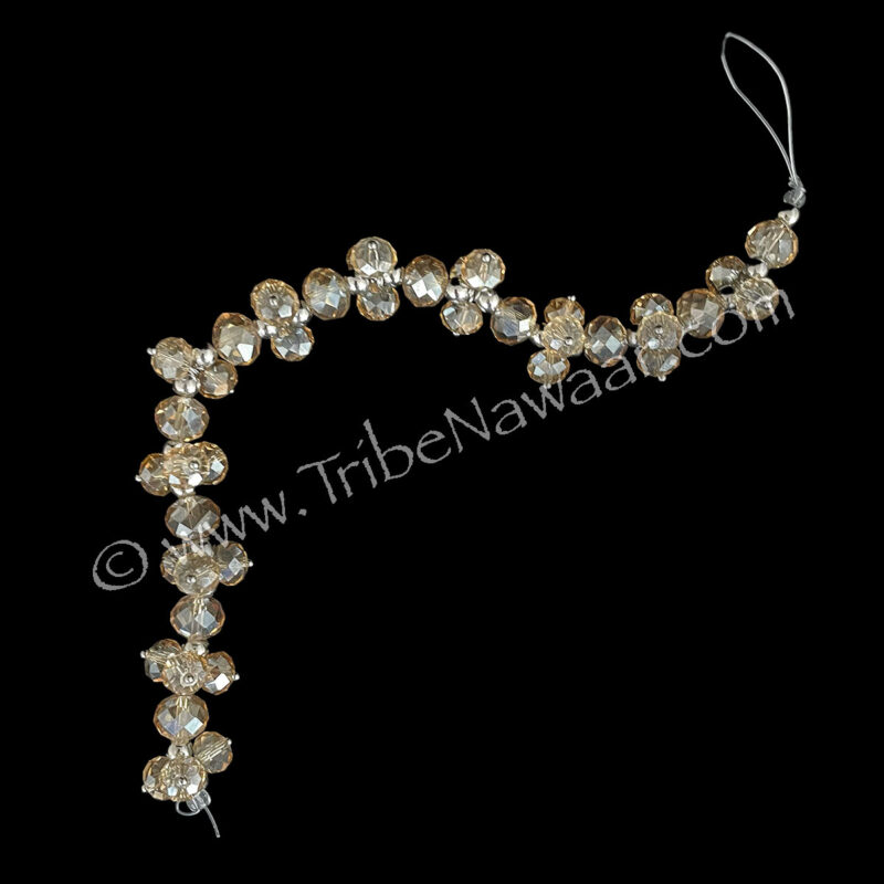 Vintage Blush & Silver Bead Drops (Consignment xiad2-93)