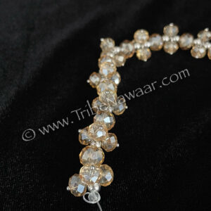 Vintage Blush & Silver Bead Drops (Consignment xiad2-93)