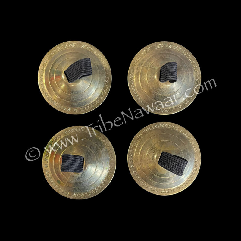 Brass Mediterranean Zils – Saroyan Mastercrafts (Consignment torobi1-25)