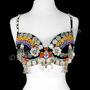 Tribal Belly Dance Coin Bra (Consignment olnat4-14)