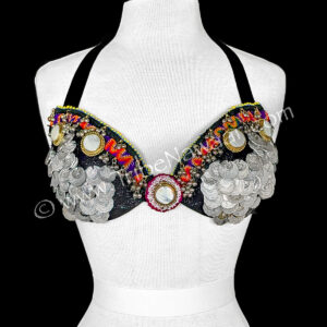 Custom Belly Dance Coin Bra (Consignment rmoc8-5)