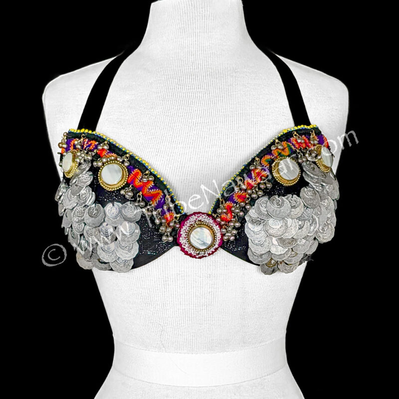 Custom Belly Dance Coin Bra (Consignment rmoc8-5)