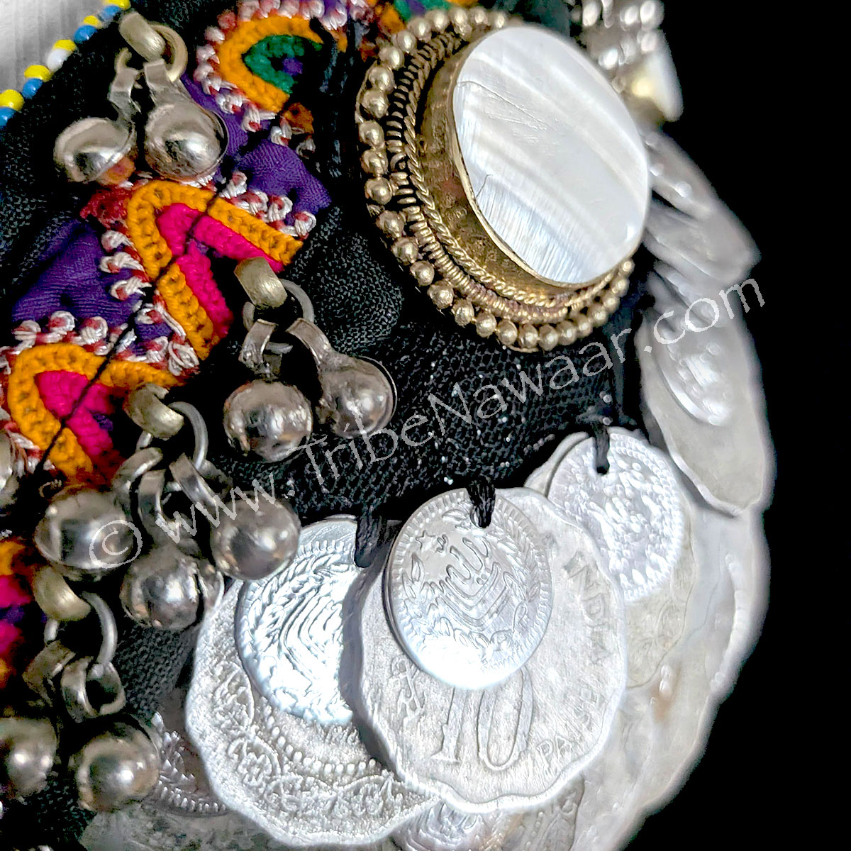 Custom Belly Dance Coin Bra (Consignment rmoc8-5)
