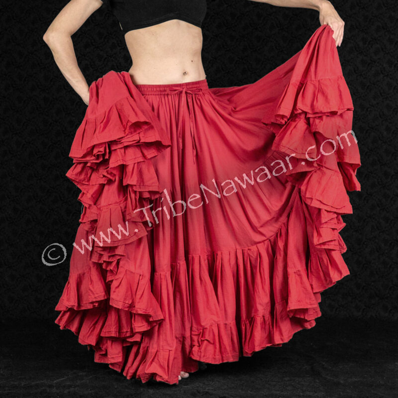 Classic Red 25 Yard Cupcake Skirt