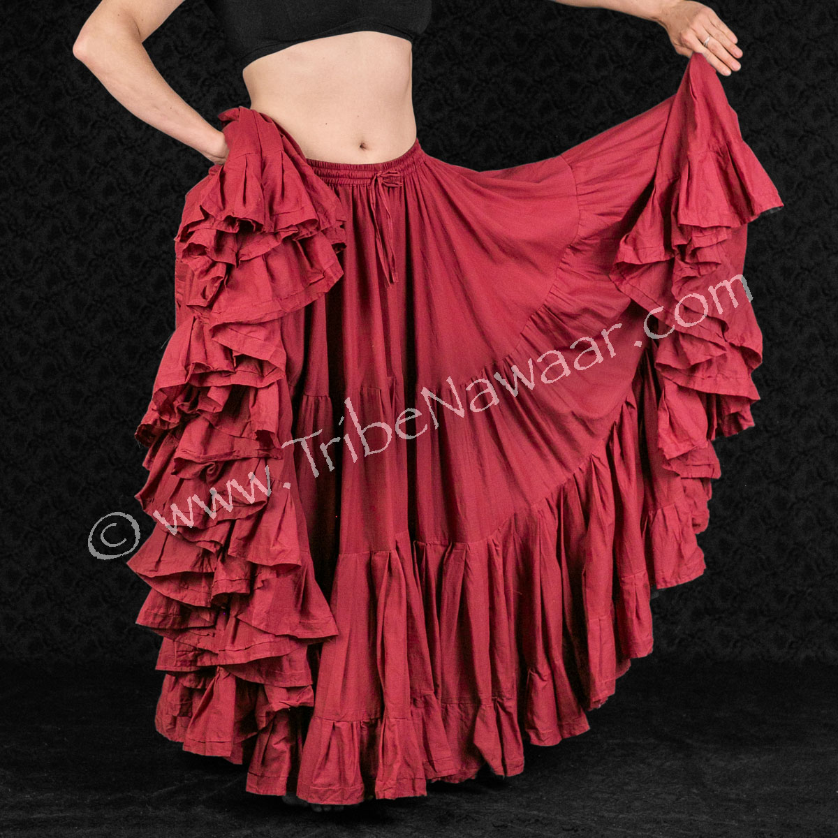 Ruby Red 25 Yard Cupcake Skirt